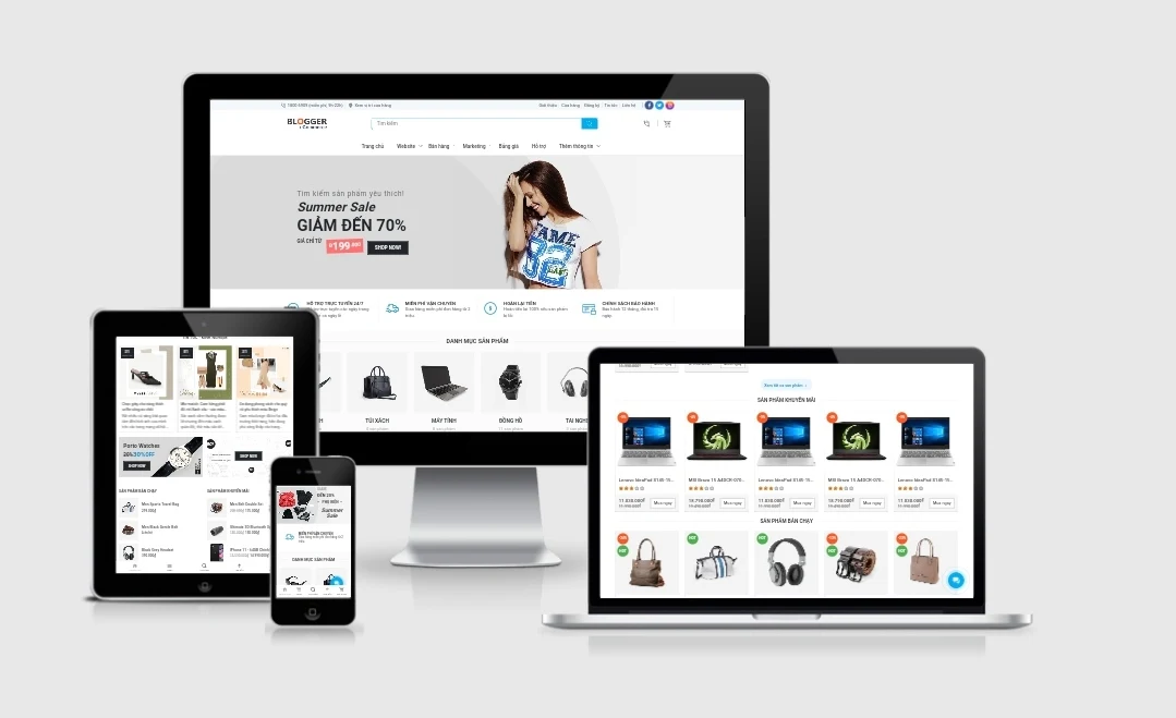 template blogger bán hàng