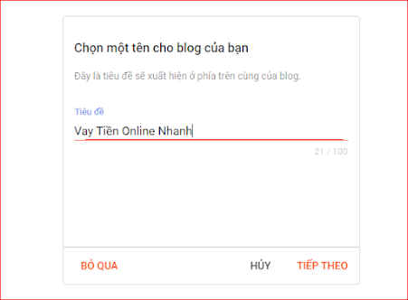 tạo webiste vay tiền online