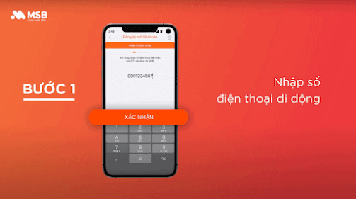 Mở tài khoản ngân hàng MSB online