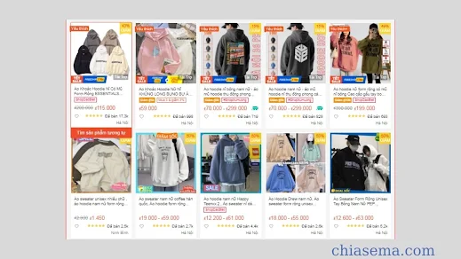 Top áo hoodie đẹp bán chạy trên Shopee
