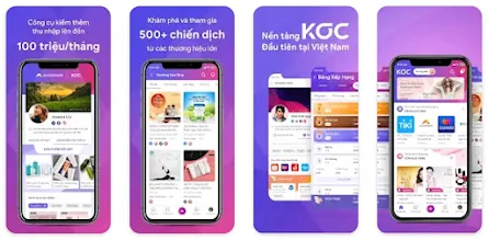 Kiếm tiền với app KOC Accesstrade