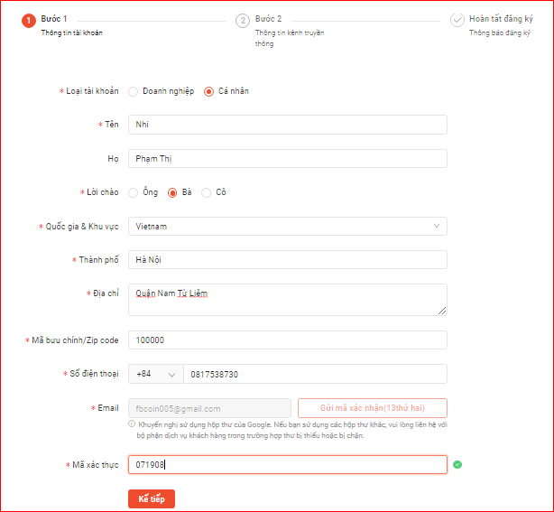 Đăng ký tiếp thị liên kết Shopee