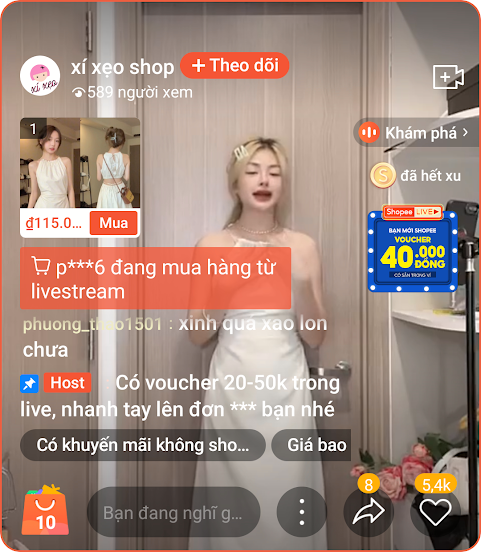 Livestream Shopee kiếm tiền với tiếp thị liên kết