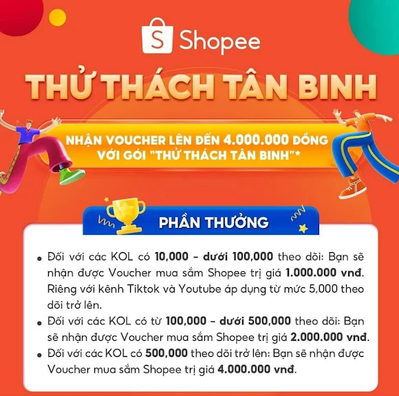Thử thách tân binh Shopee