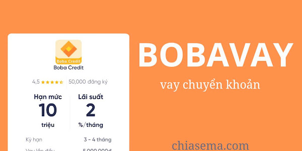 Vay tiền trực tyến với BobaVay, chỉ cần CCCD - Nhận tiền về tài khoản sau 30 phút đăng ký | Boba Credit