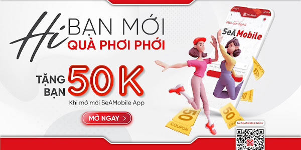  Cách đăng ký tài khoản ngân hàng SeABank nhận 50K miễn phí